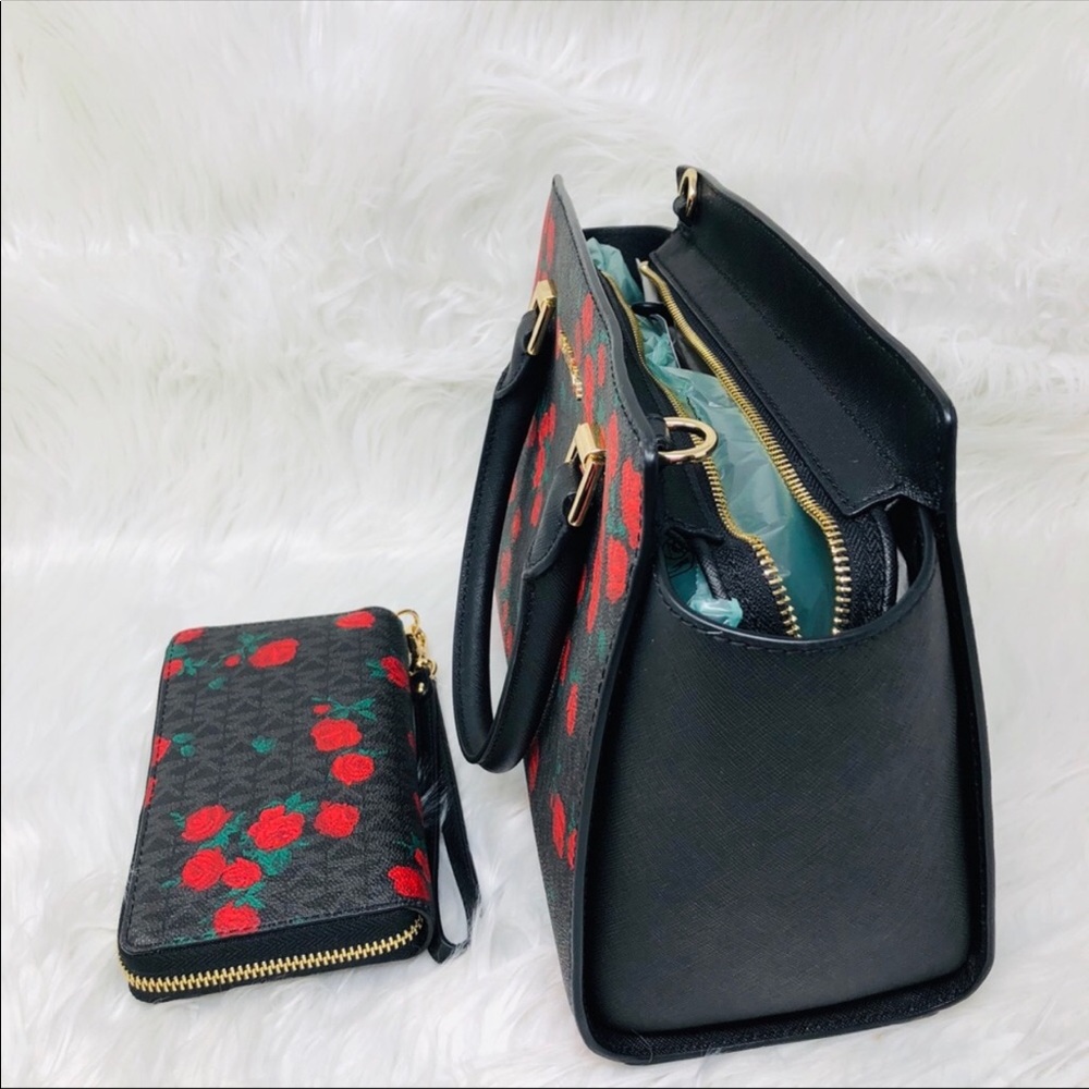Nwt Michael Kors Bundle Selma satchel +wallet - Picture 7 of 8